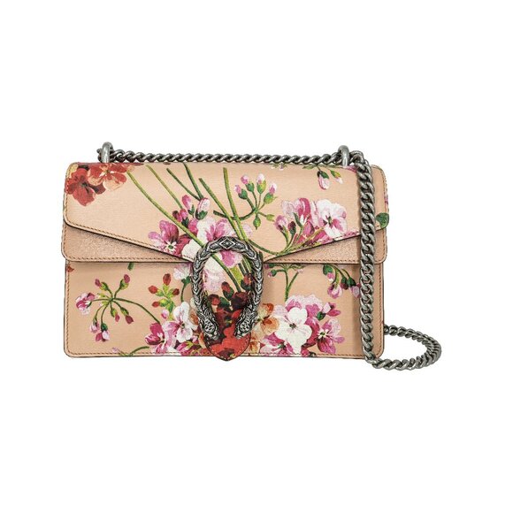 Gucci Handbags - Gucci 400249 Medium Dionysus Blooms Leather Shoulder Bag